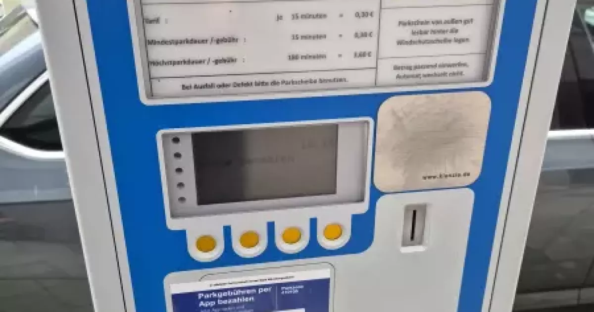 Parkautomat - Albertusstraße 44, Mönchengladbach - Parkautomat in Mönchengladbach