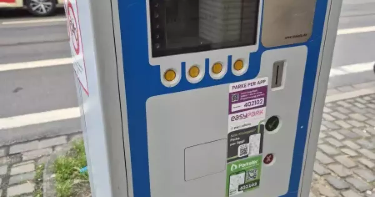 Düsseldorf Parkautomat an der Bilker Allee 81