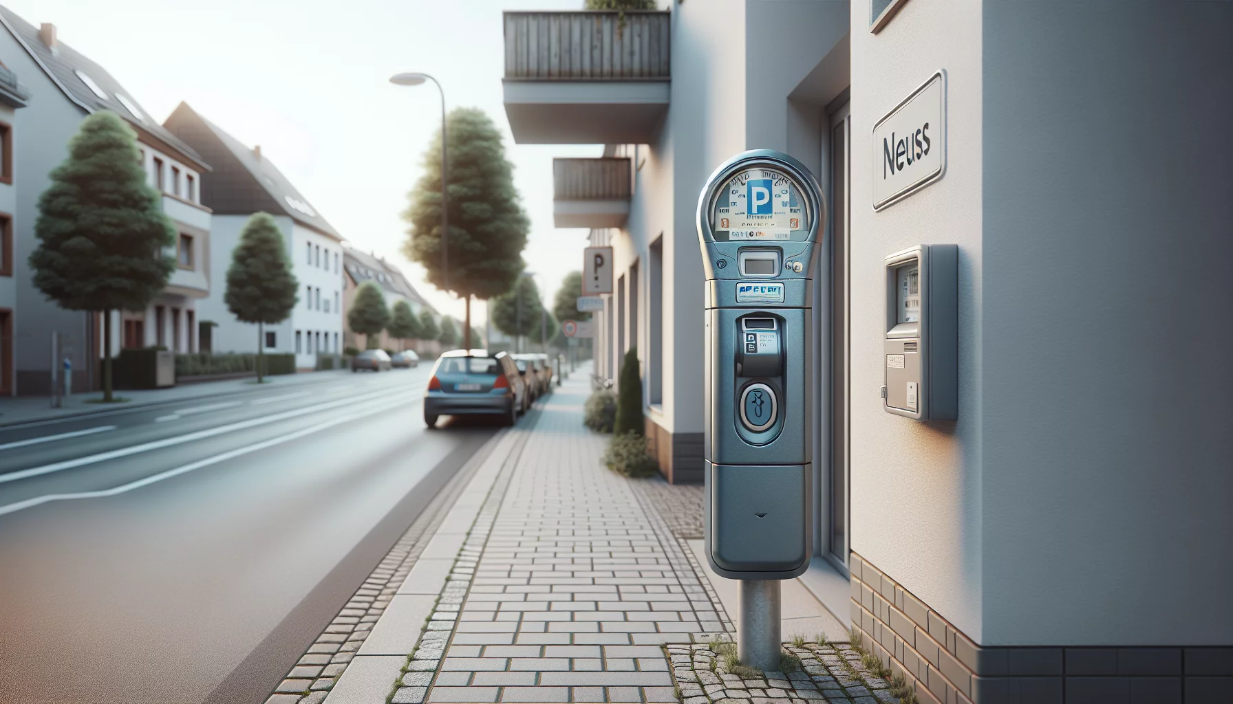 Parkautomat - Tückingstraße 13, Neuss
