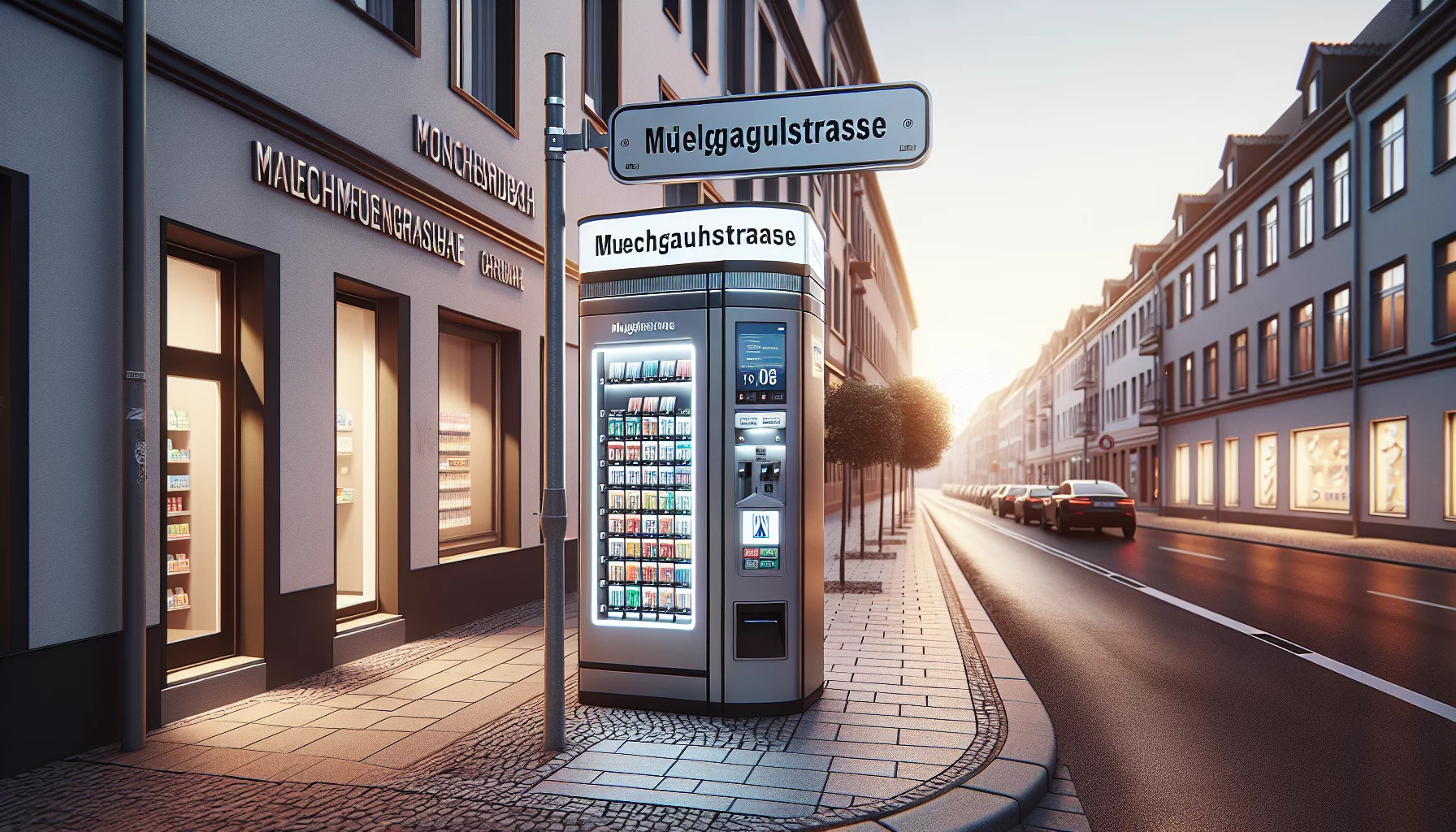 Zigarettenautomat (Tabakautomat) - Mülgaustraße 151, Mönchengladbach