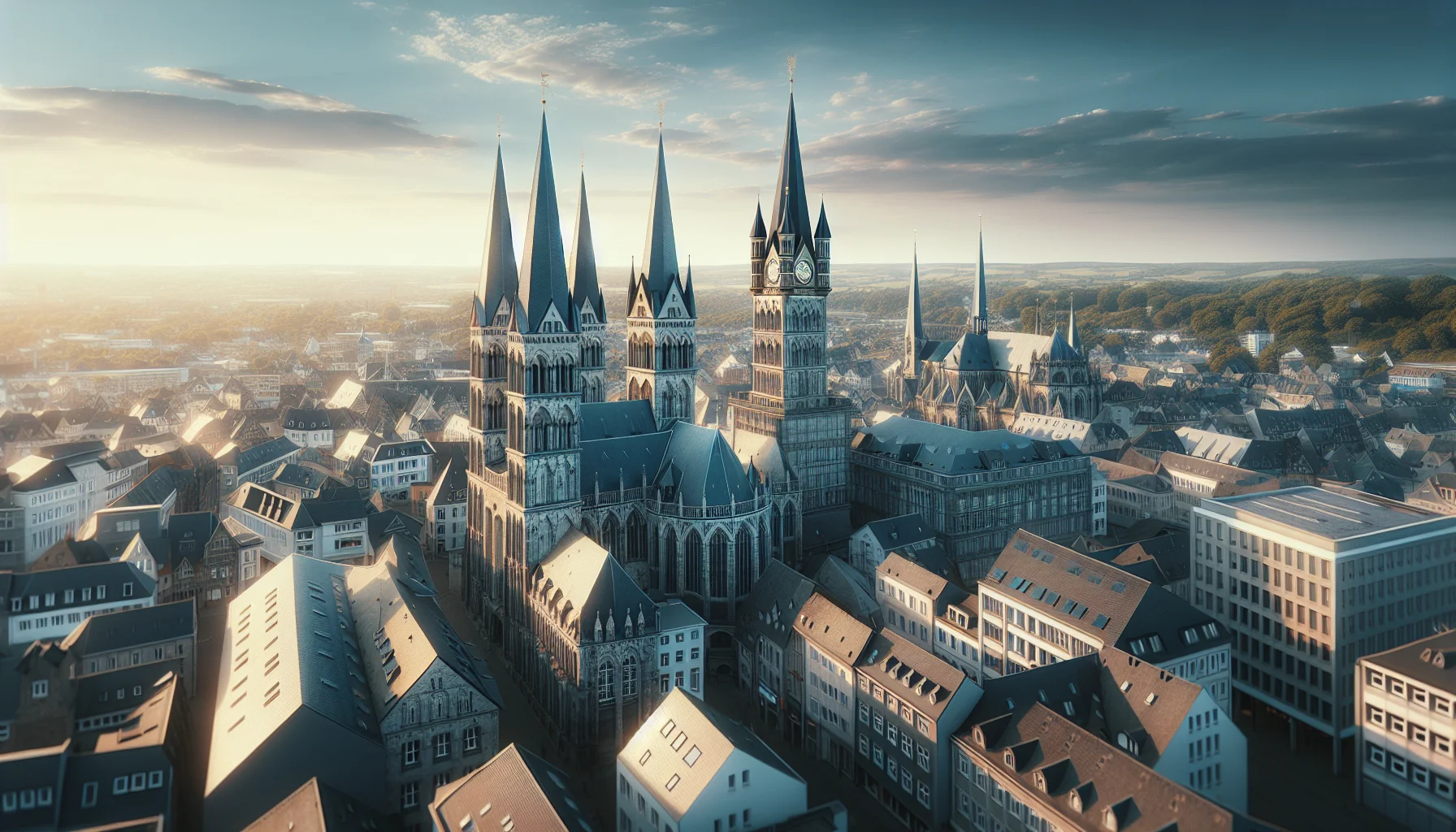 Stadtbild von Aachen