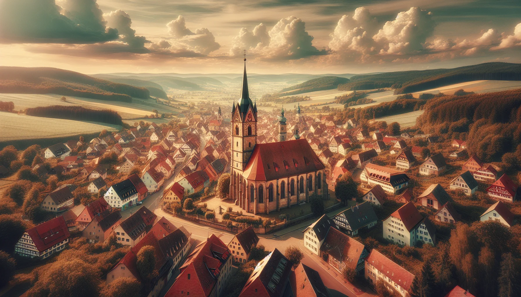 Stadtbild von Albershausen