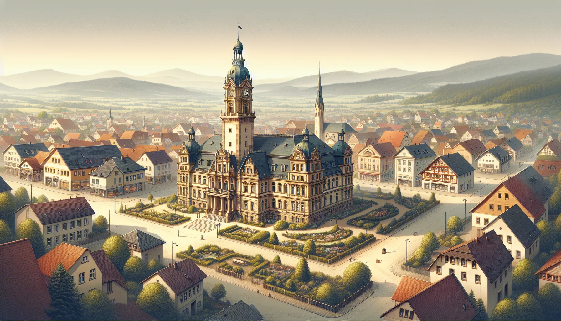 Stadtbild von Alfdorf