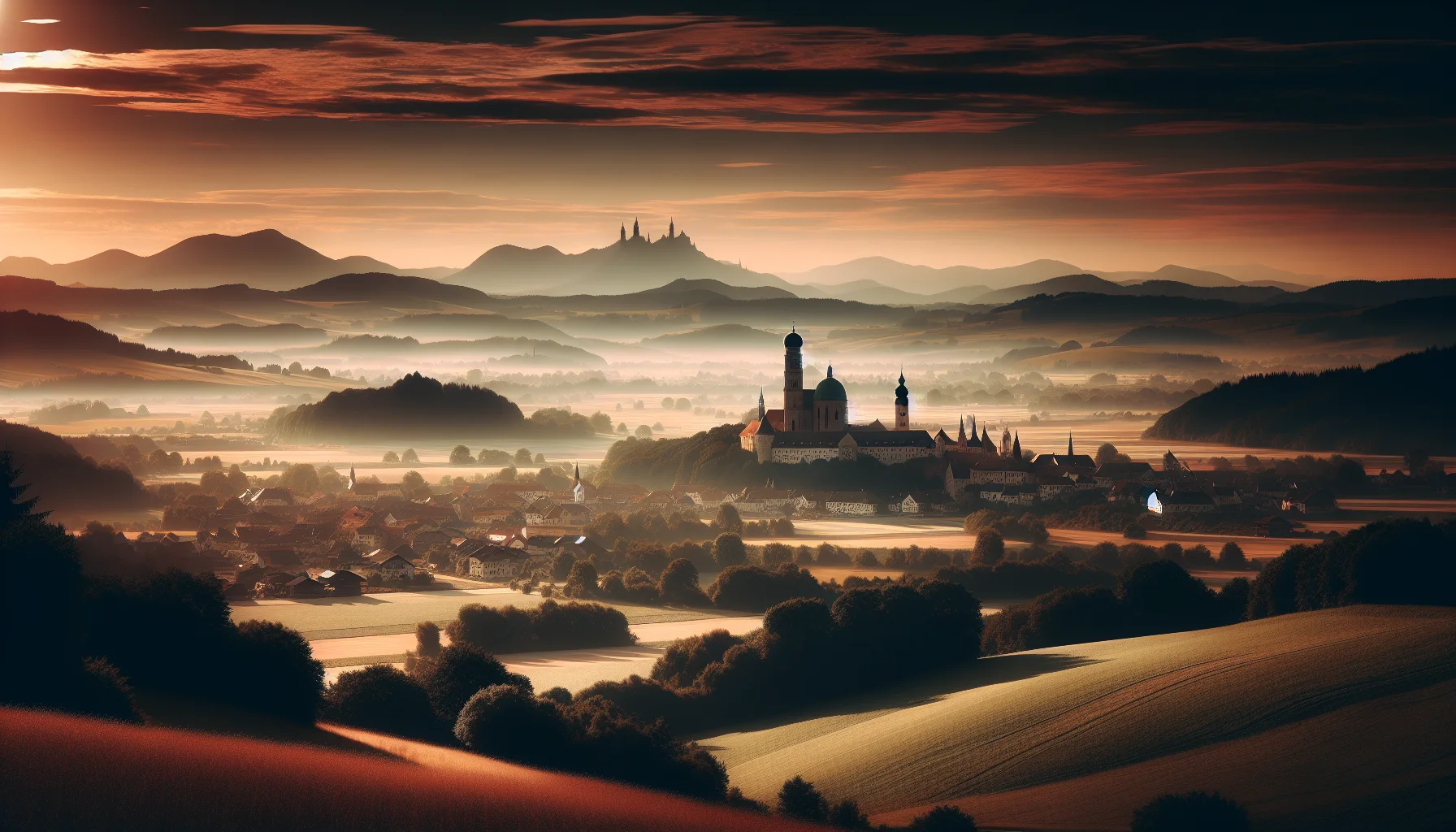 Stadtbild von Allerting