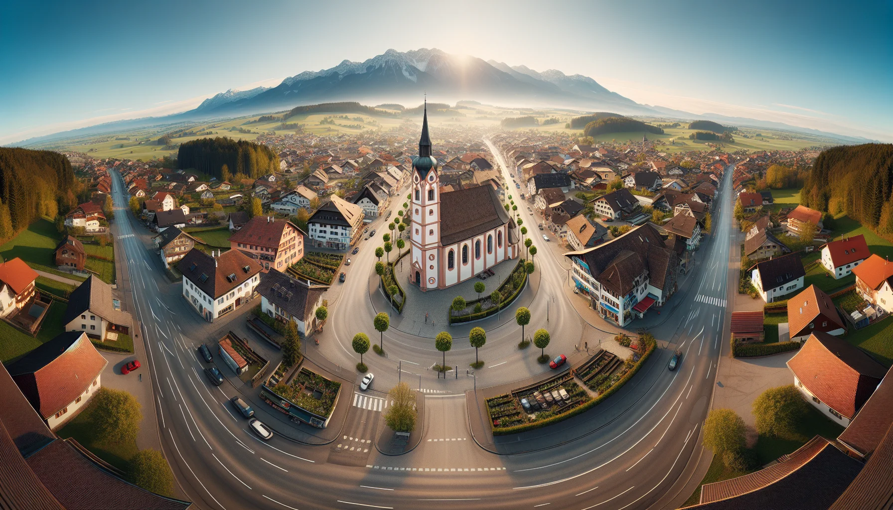 Stadtbild von Allmannsweier