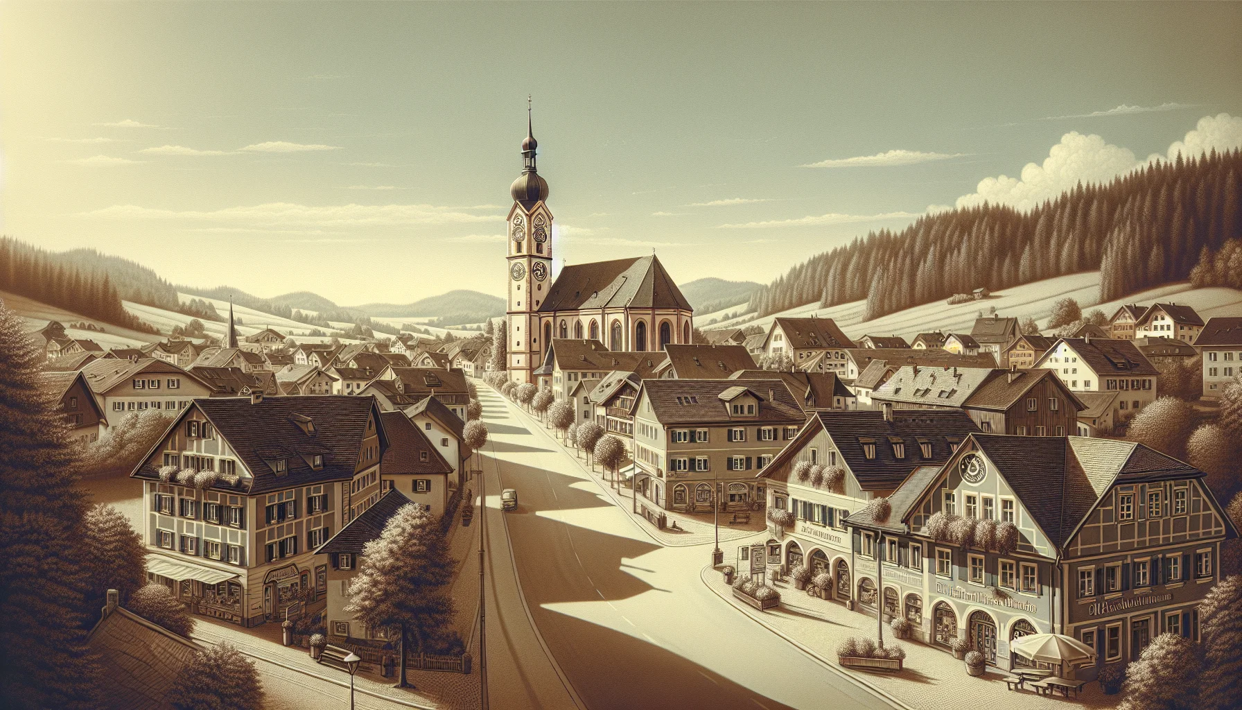 Stadtbild von Anzing