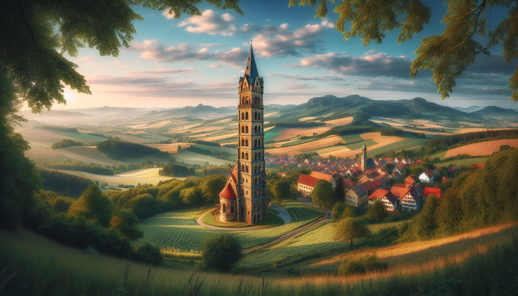 Stadtbild von Bad Frankenhausen/Kyffhäuser