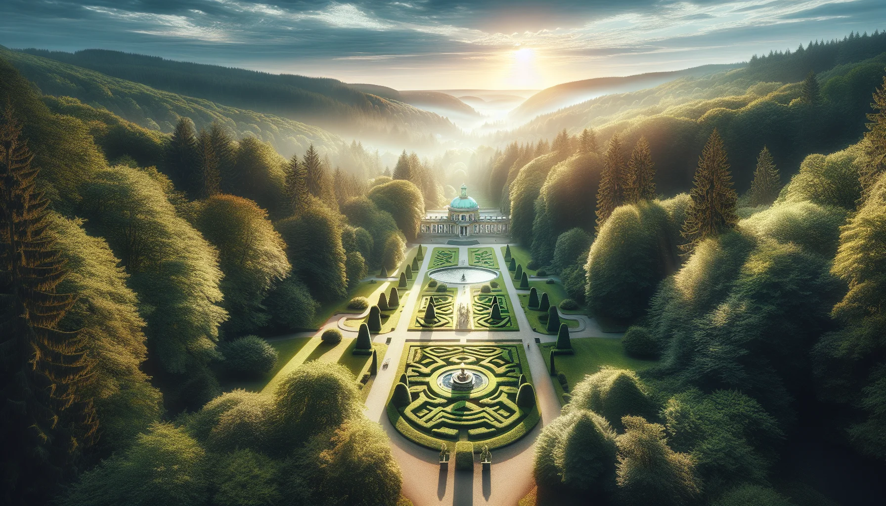 Stadtbild von Bad Marienberg (Westerwald)