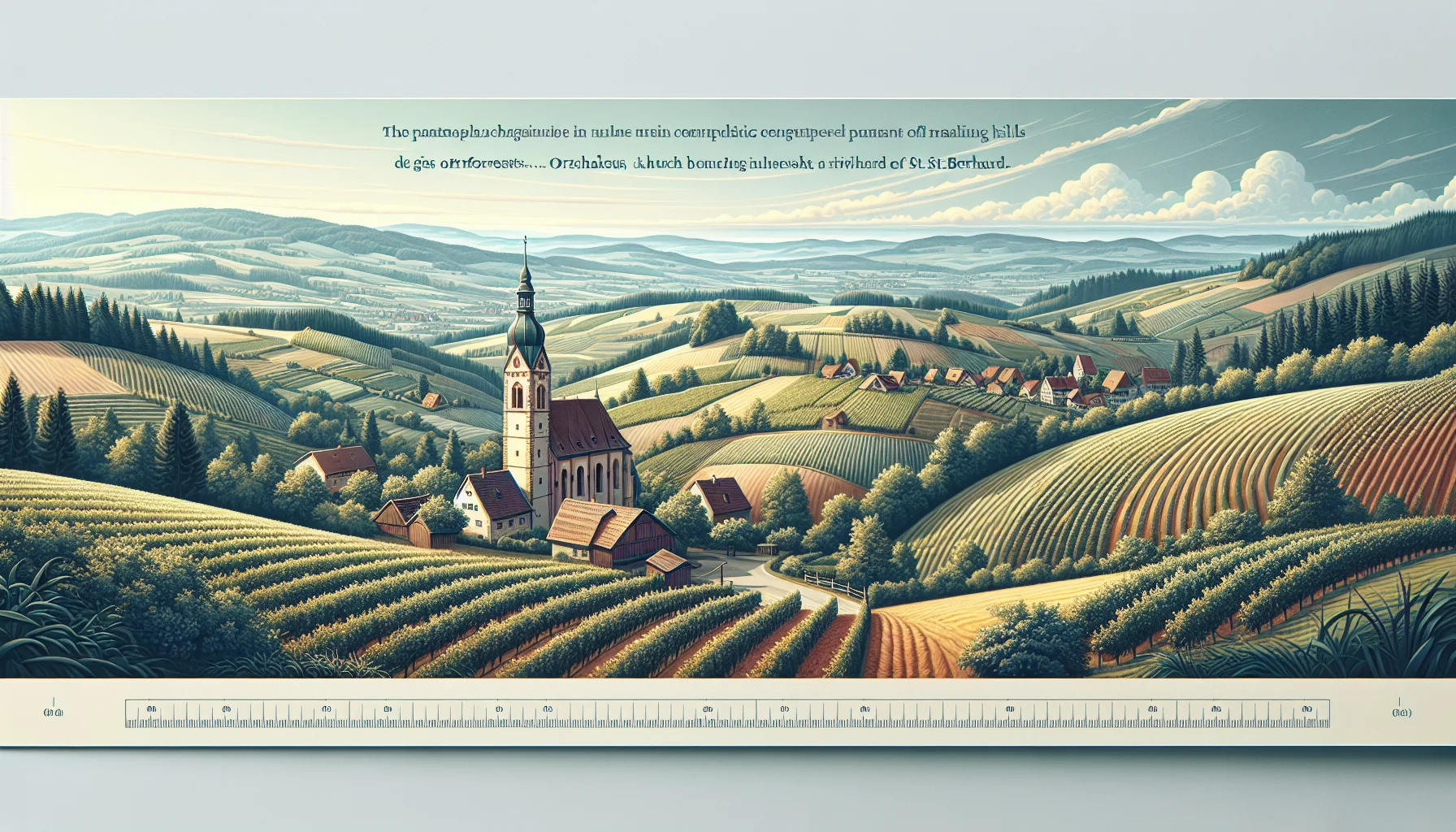 Stadtbild von Berglen