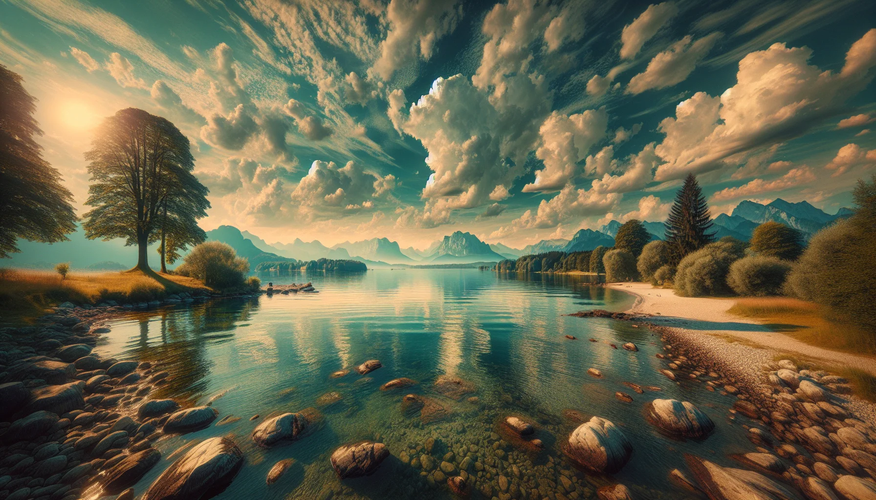 Stadtbild von Bernau am Chiemsee