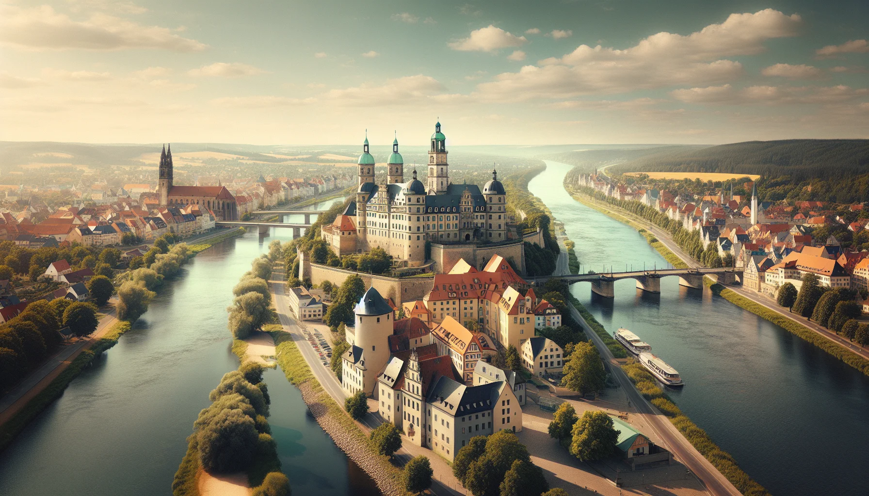 Stadtbild von Bernburg