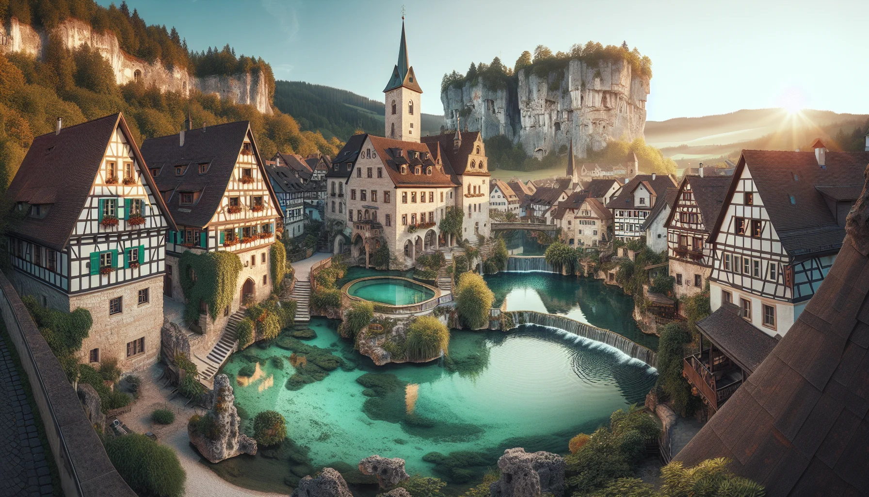 Stadtbild von Blaubeuren