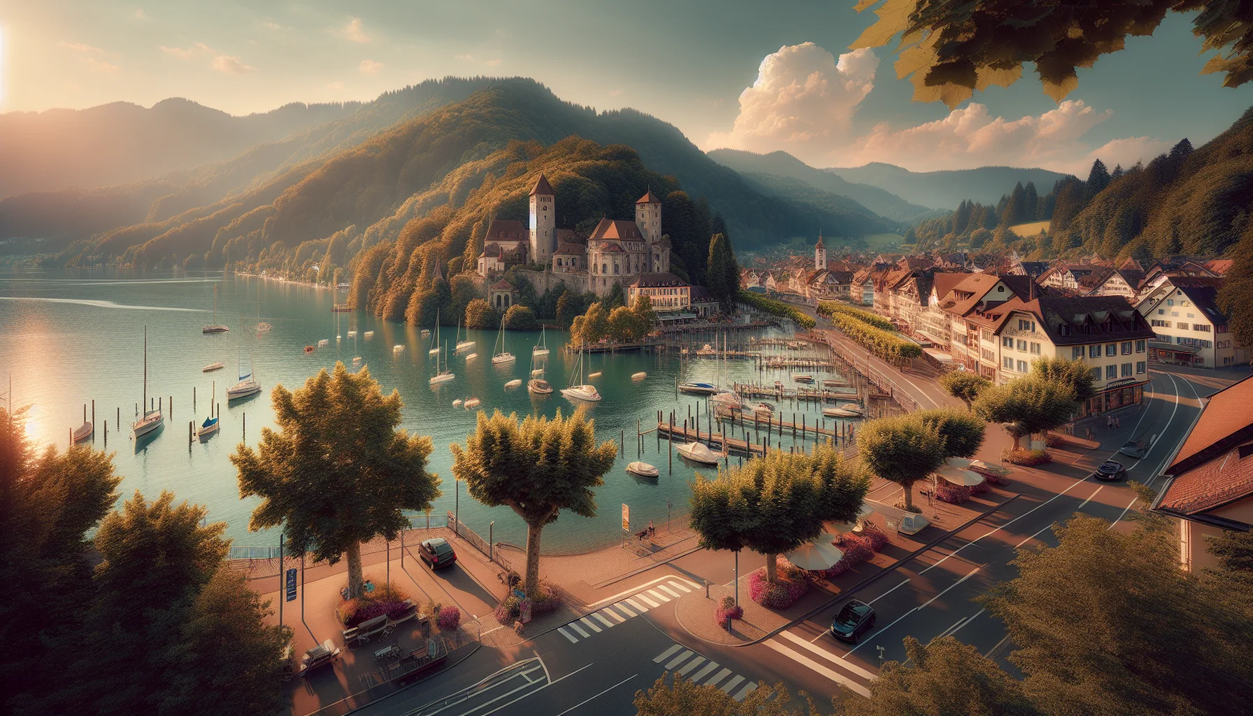 Stadtbild von Bodman-Ludwigshafen