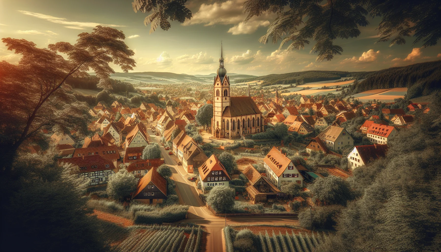 Stadtbild von Bondorf