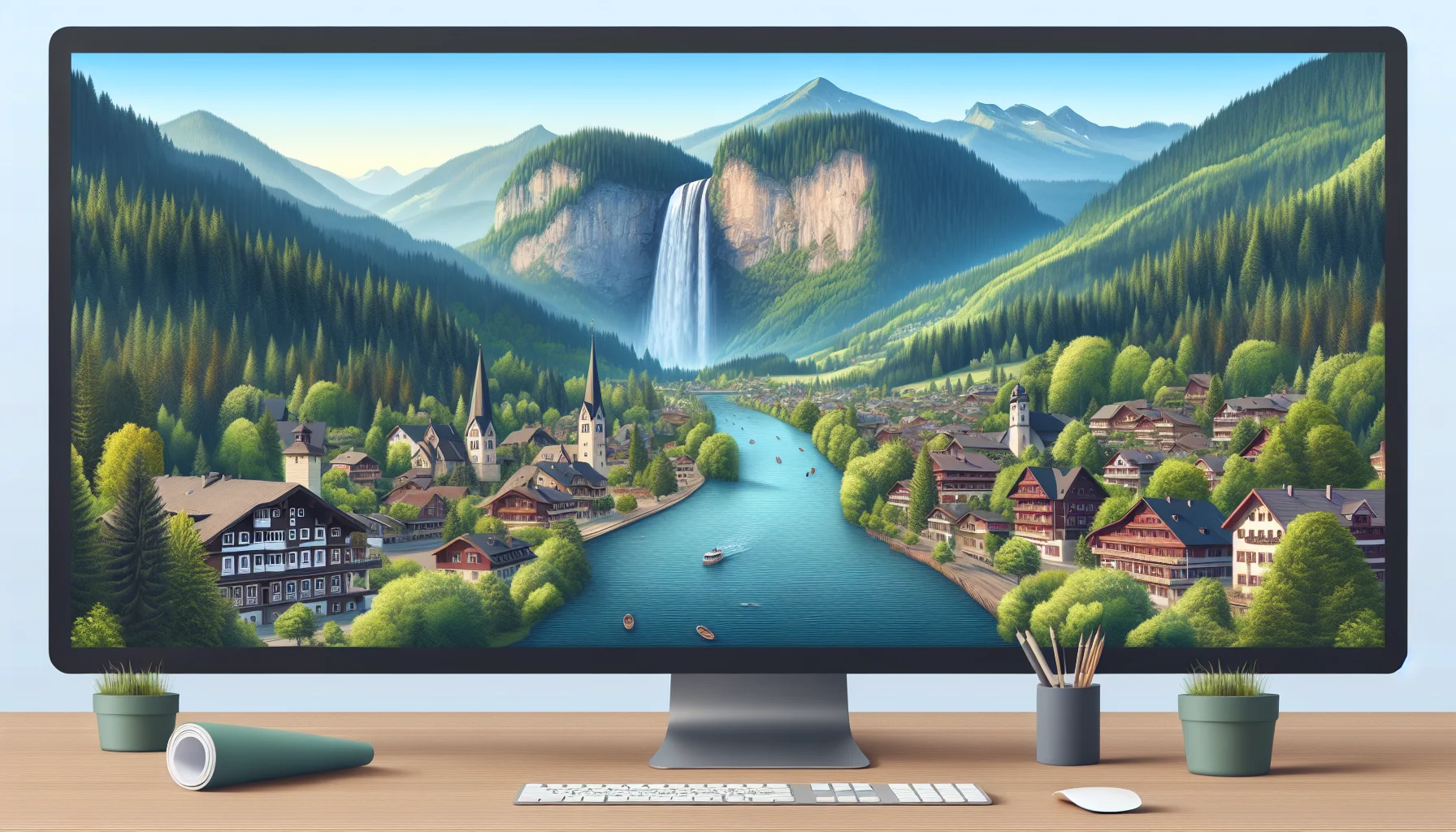 Stadtbild von Brotterode-Trusetal