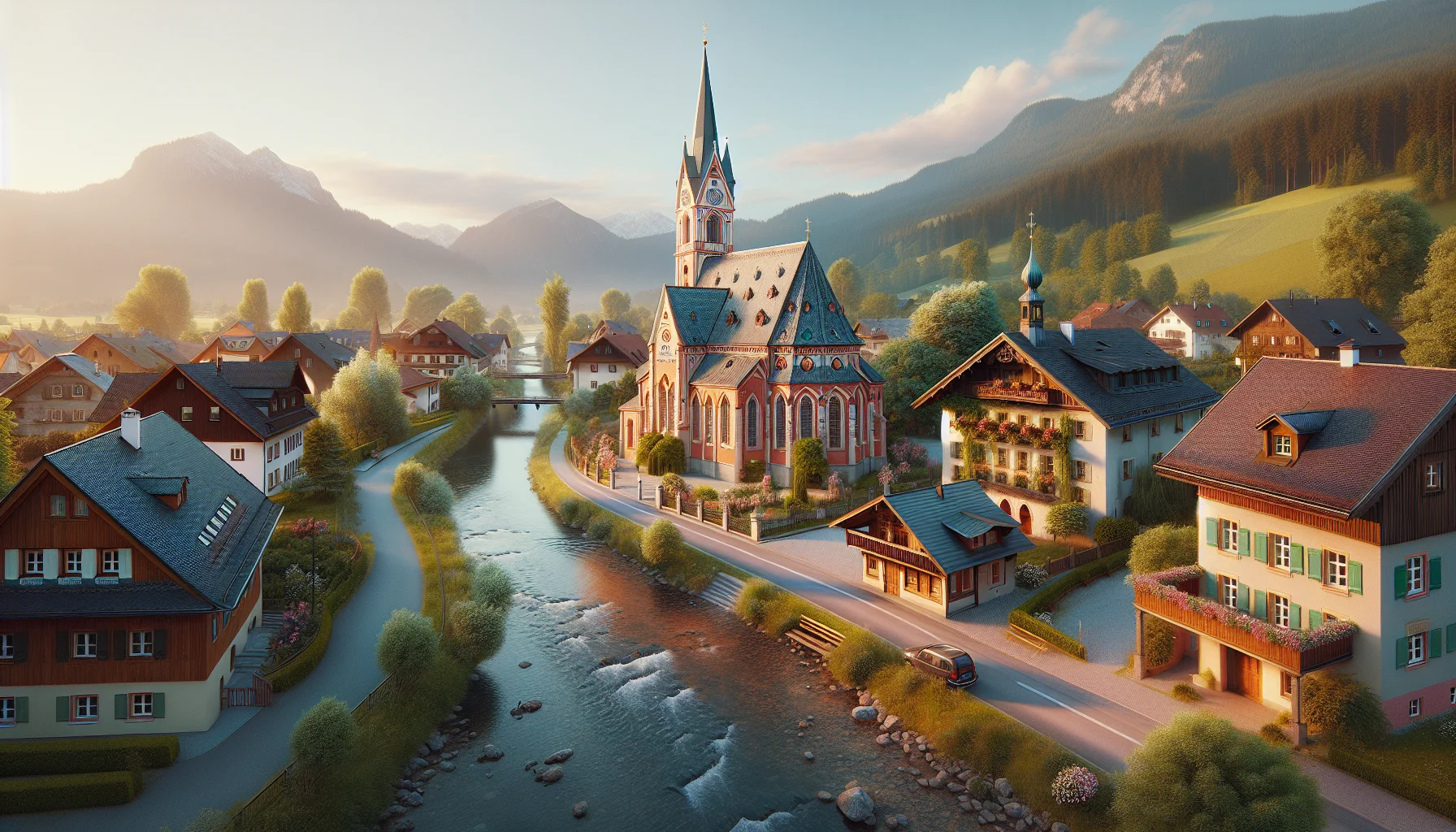 Stadtbild von Buttenwiesen