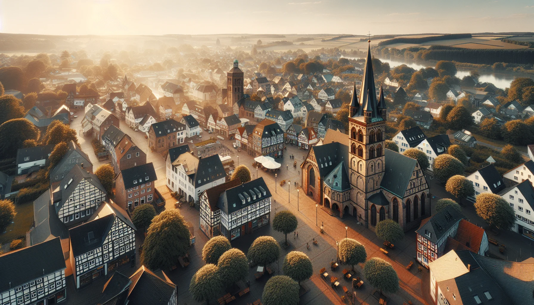 Stadtbild von Delbrück