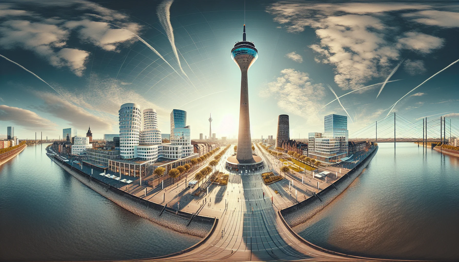 Stadtbild von Düsseldorf