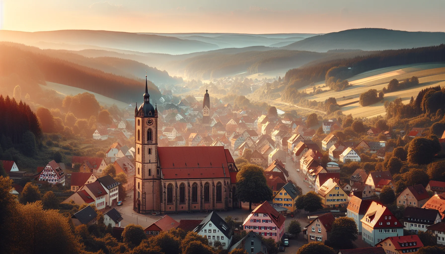 Stadtbild von Ebhausen