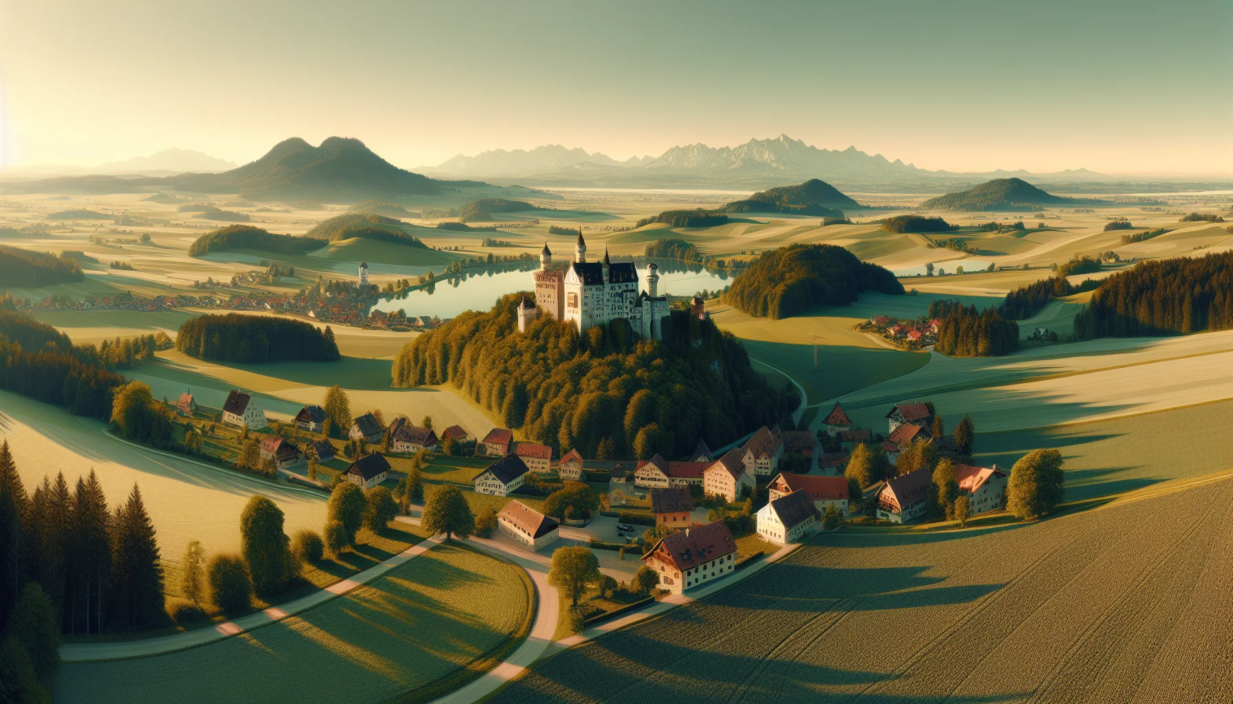 Stadtbild von Edling