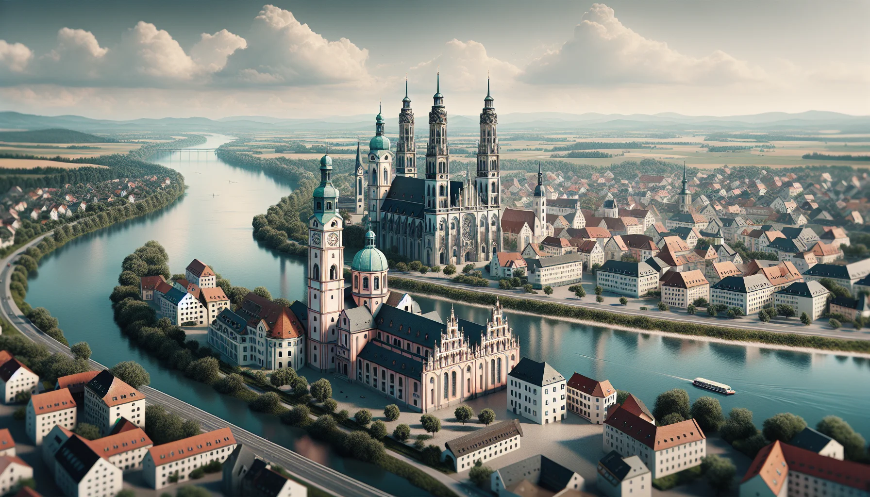 Stadtbild von Ehingen