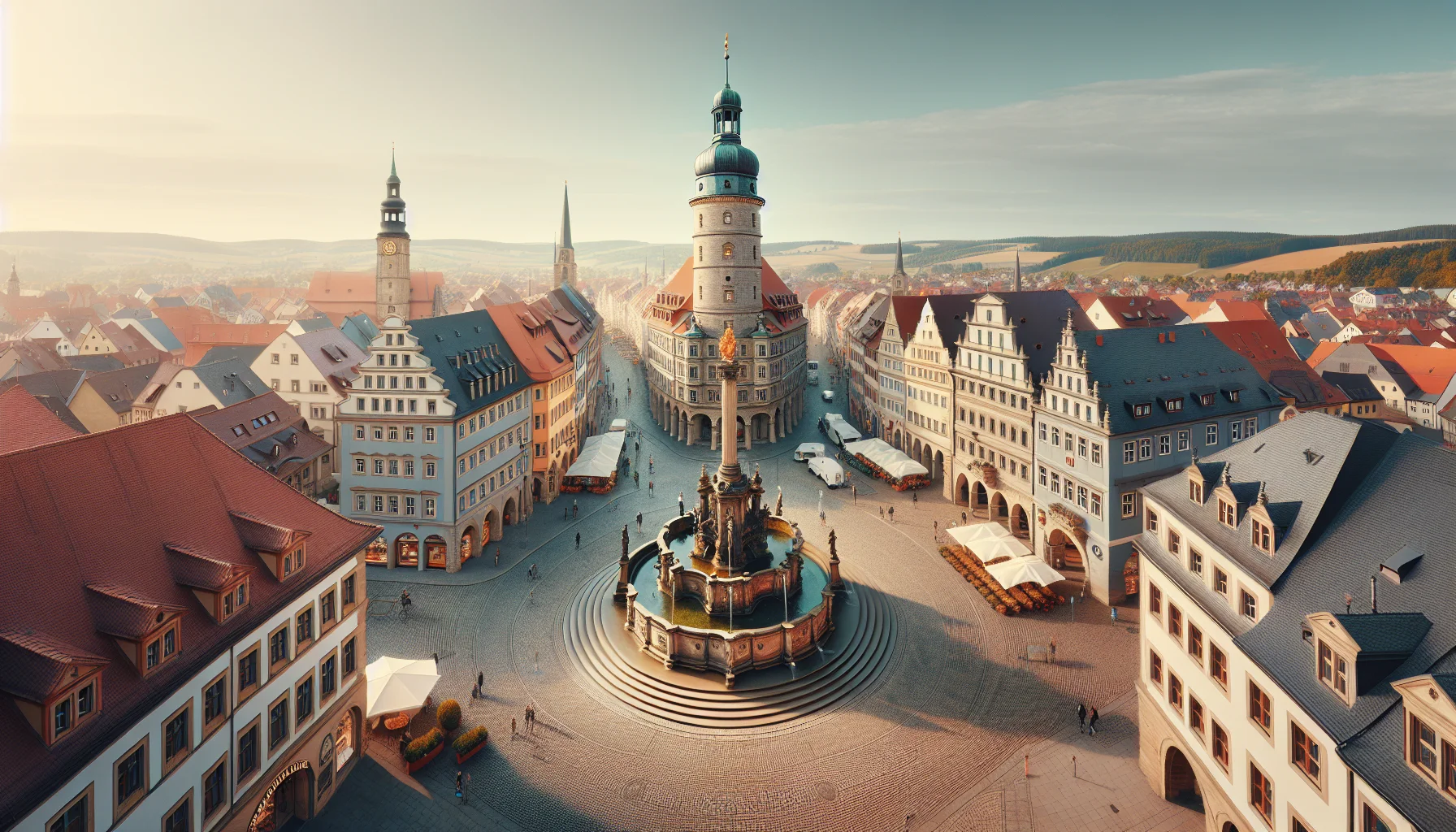 Stadtbild von Eisenberg