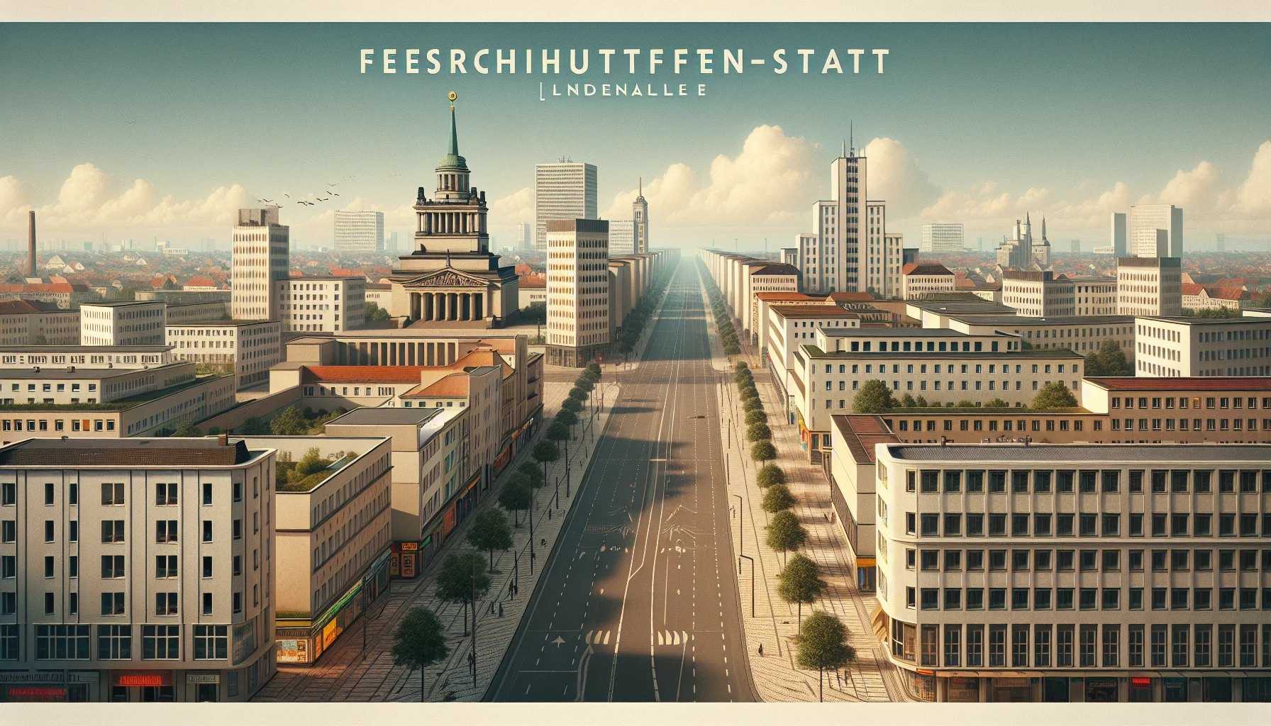 Stadtbild von Eisenhüttenstadt