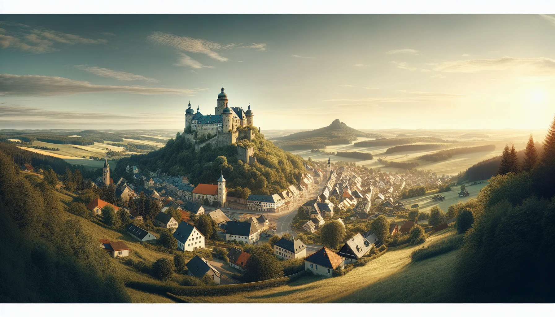 Stadtbild von Falkenstein/Vogtland