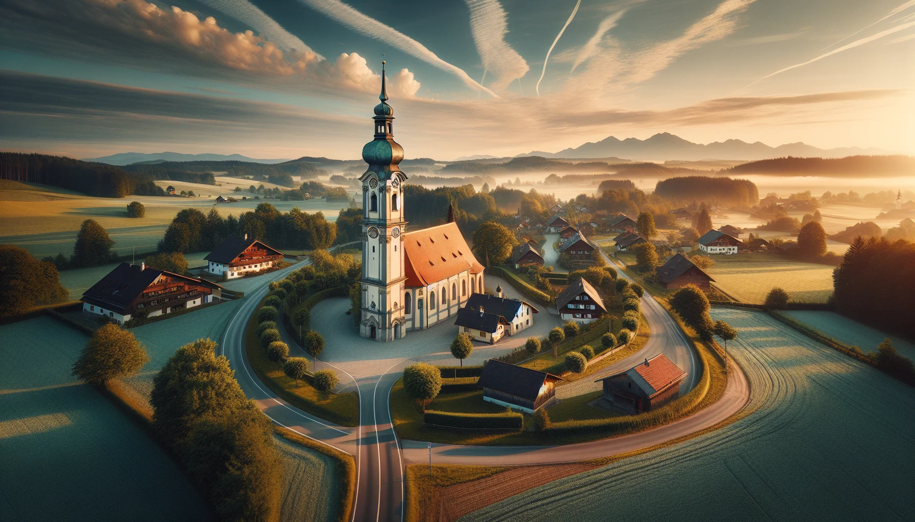 Stadtbild von Finsing