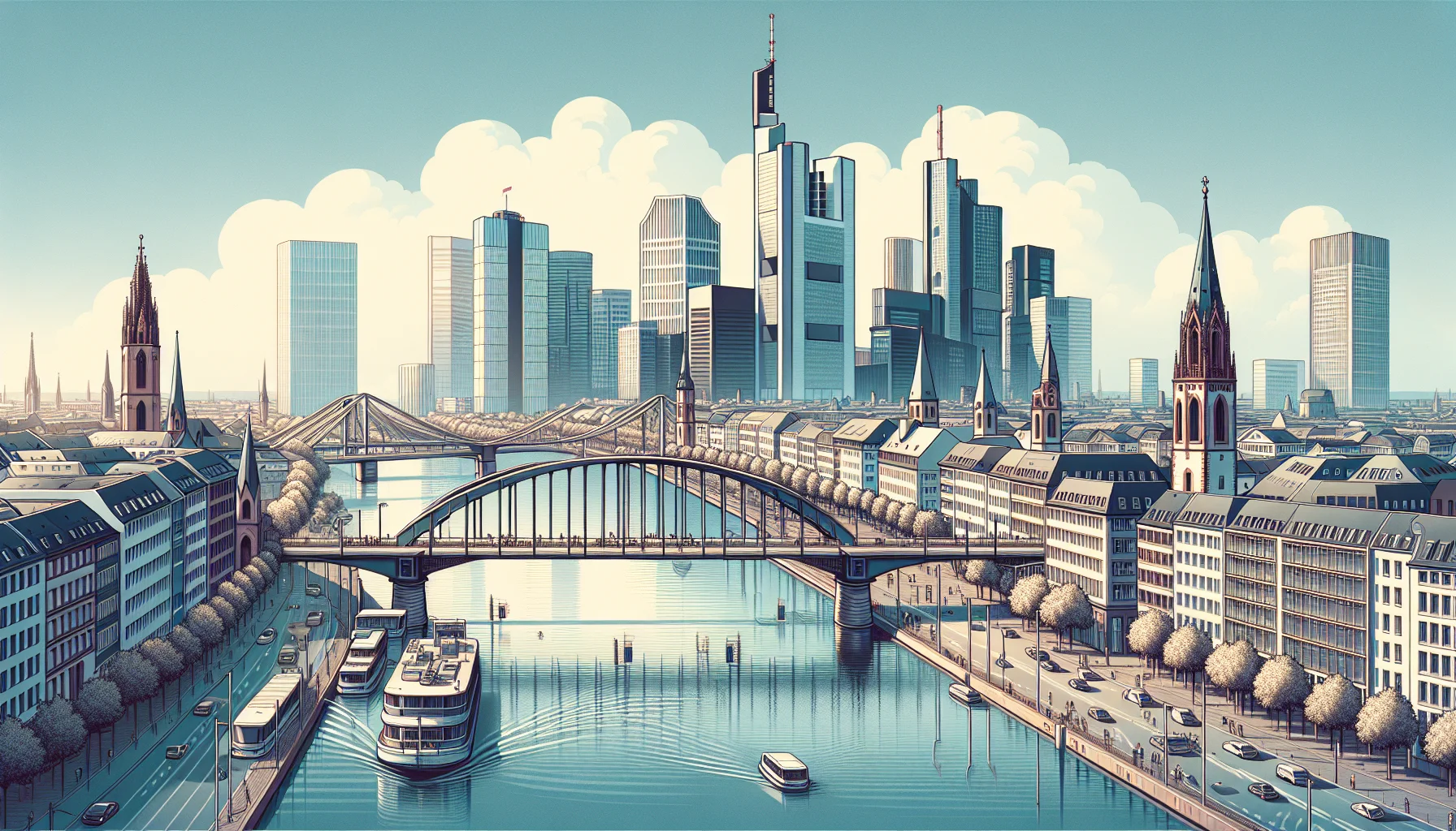 Stadtbild von Frankfurt am Main