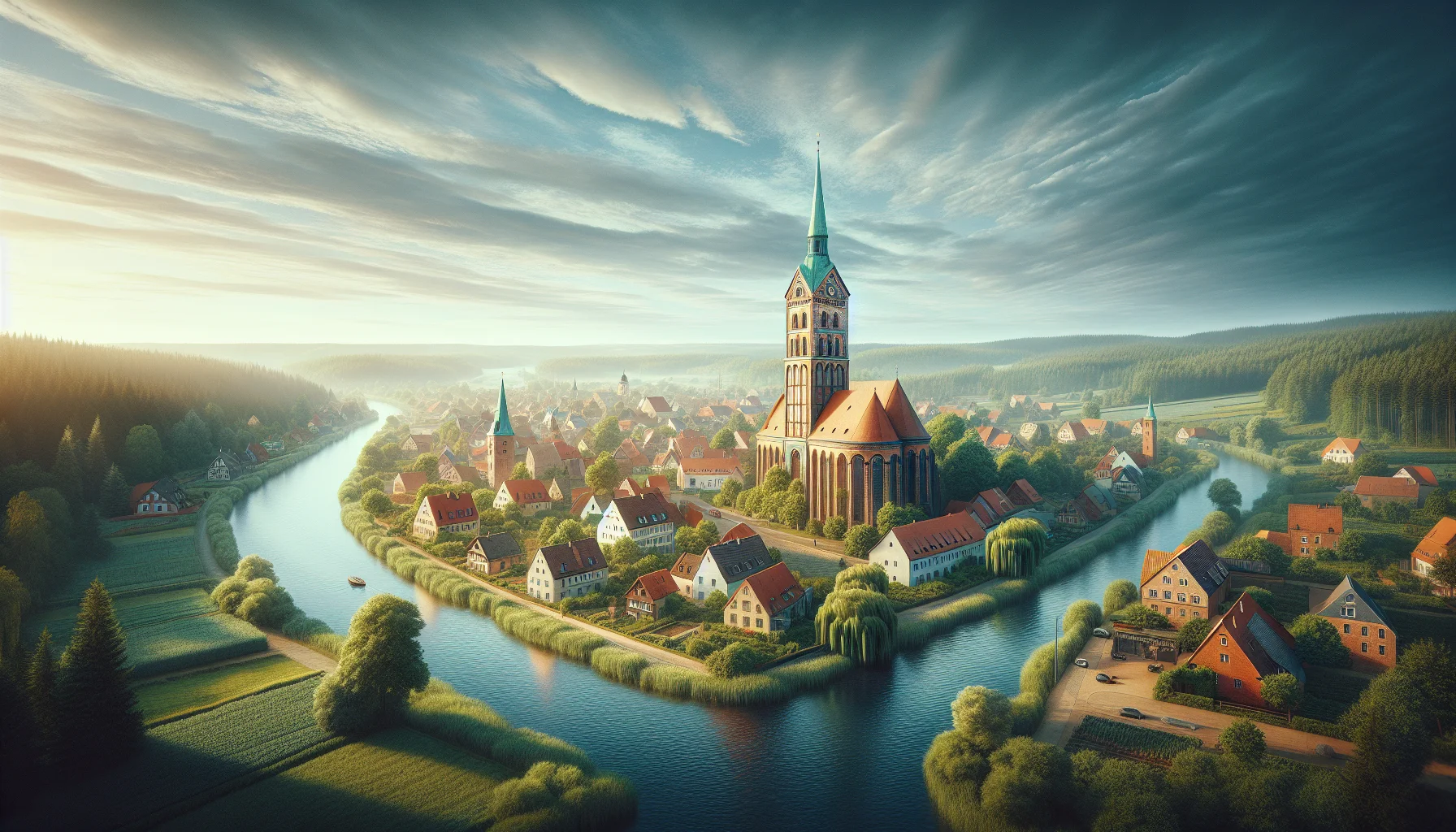 Stadtbild von Fredersdorf-Vogelsdorf