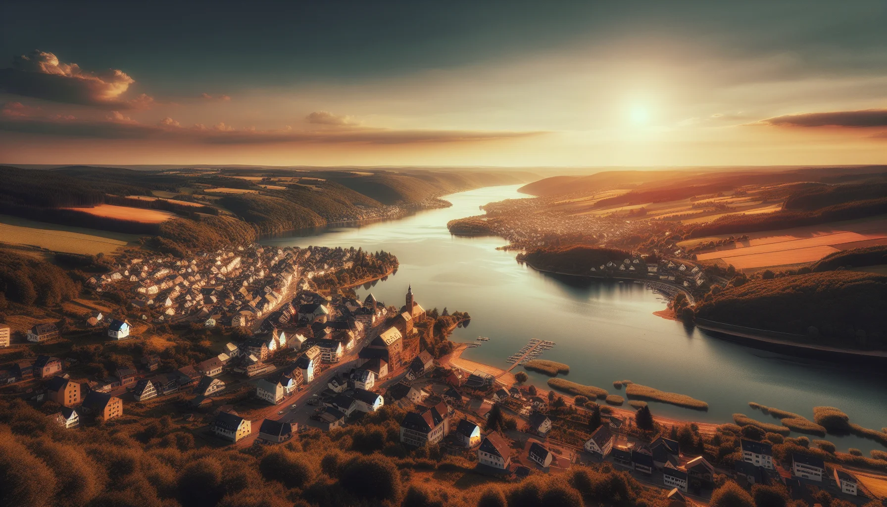 Stadtbild von Freilingen