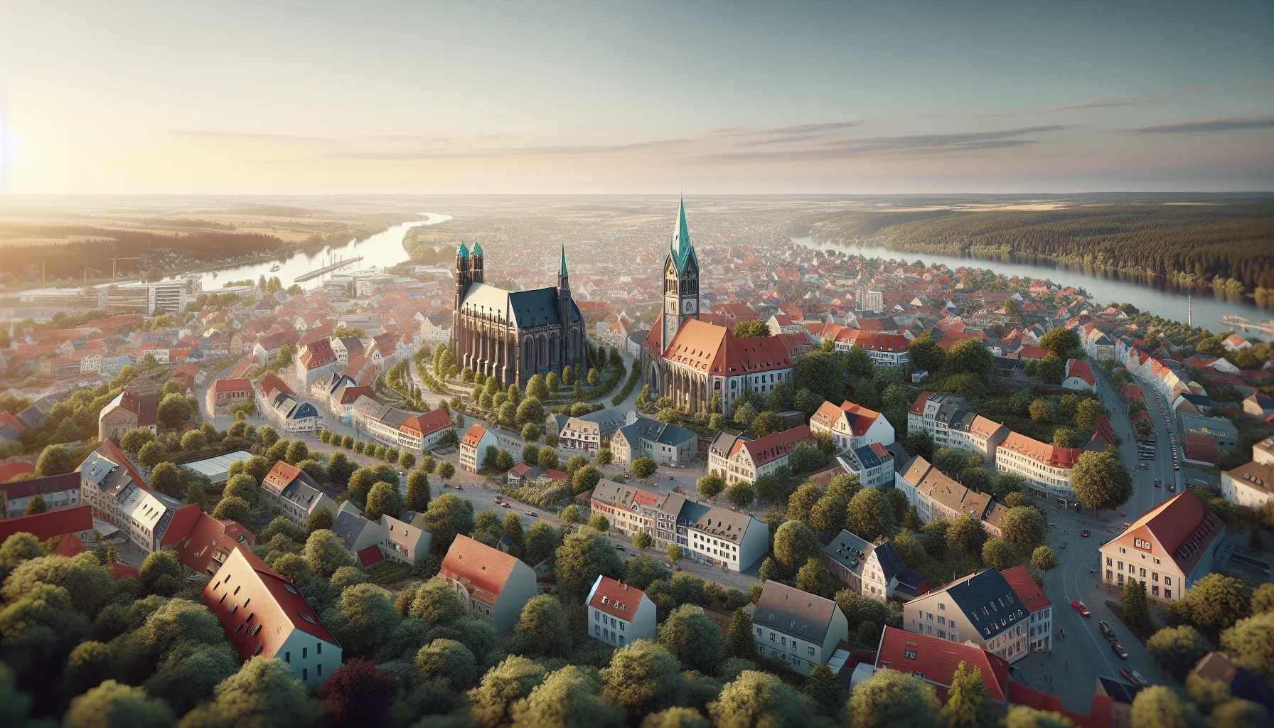 Stadtbild von Friedland