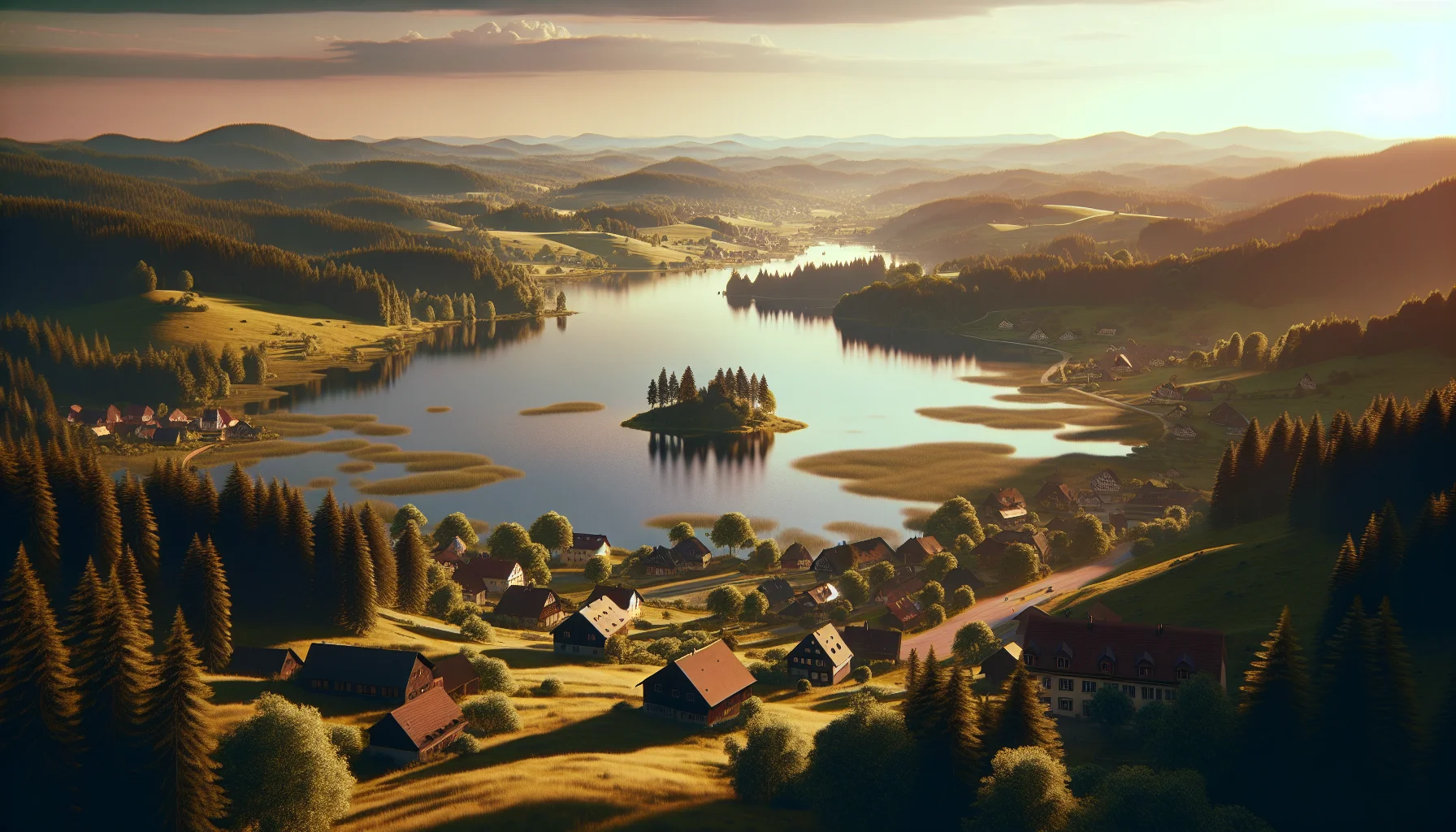 Stadtbild von Fronreute