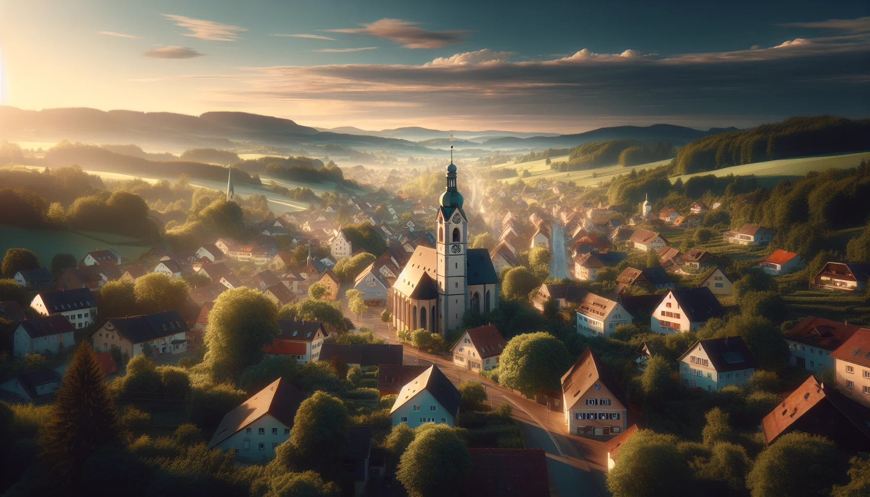 Stadtbild von Geisenhausen