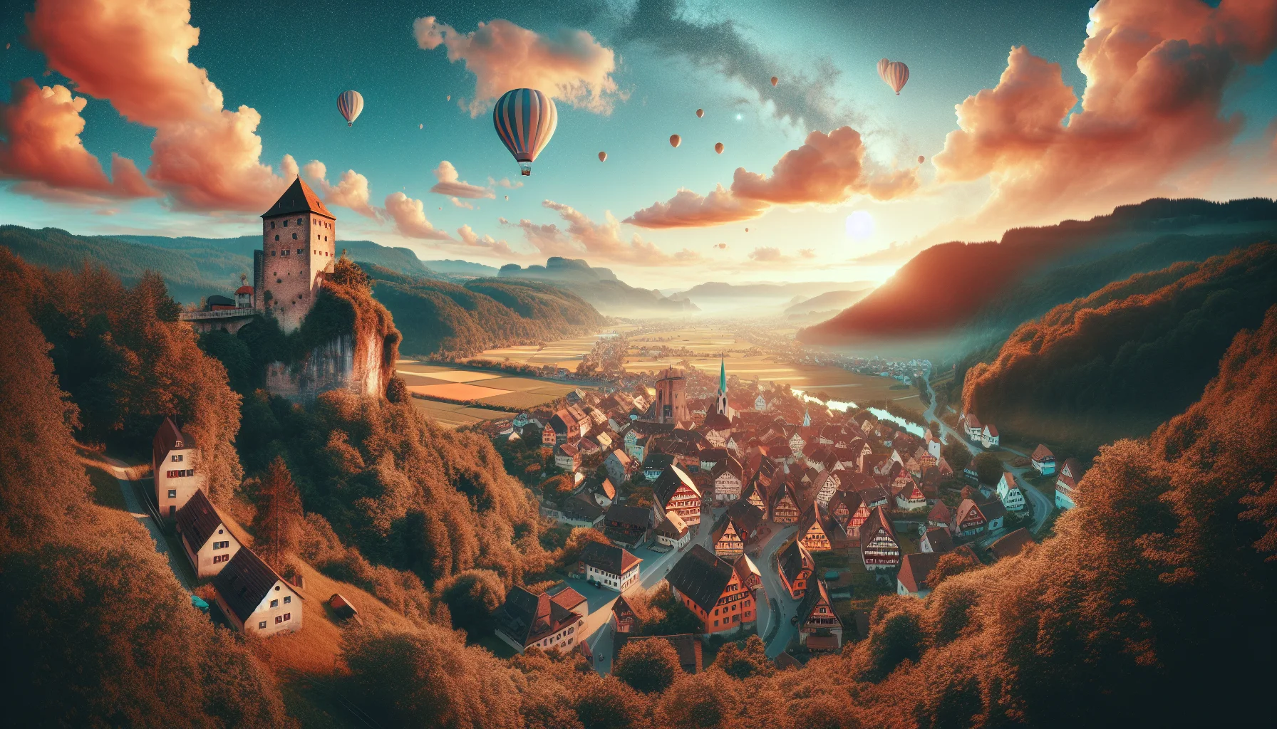 Stadtbild von Geislingen