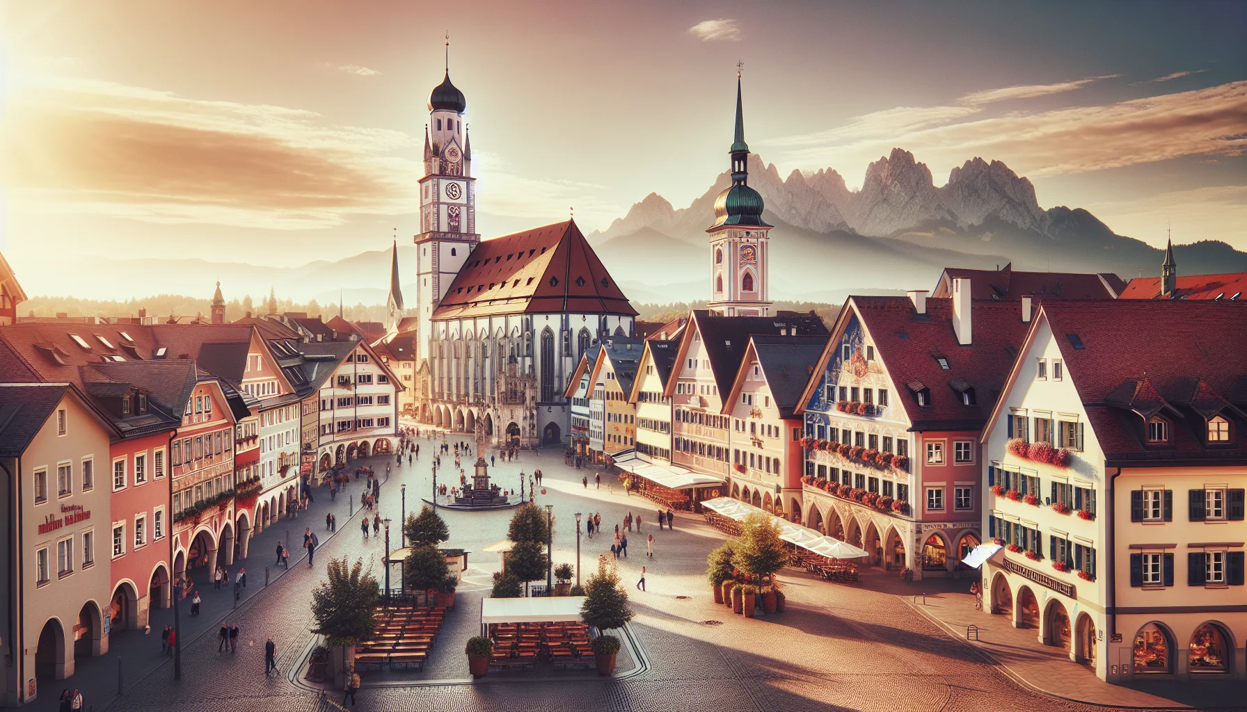 Stadtbild von Grafing