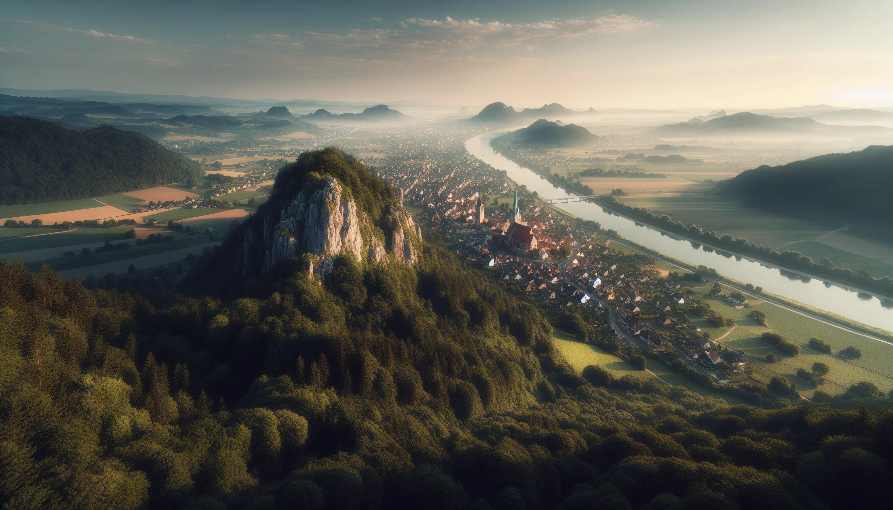 Stadtbild von Grenzach