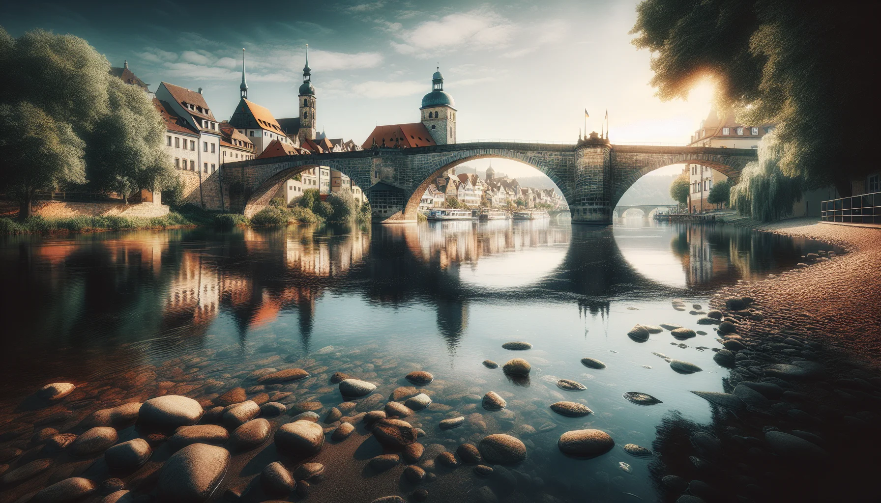 Stadtbild von Grimma