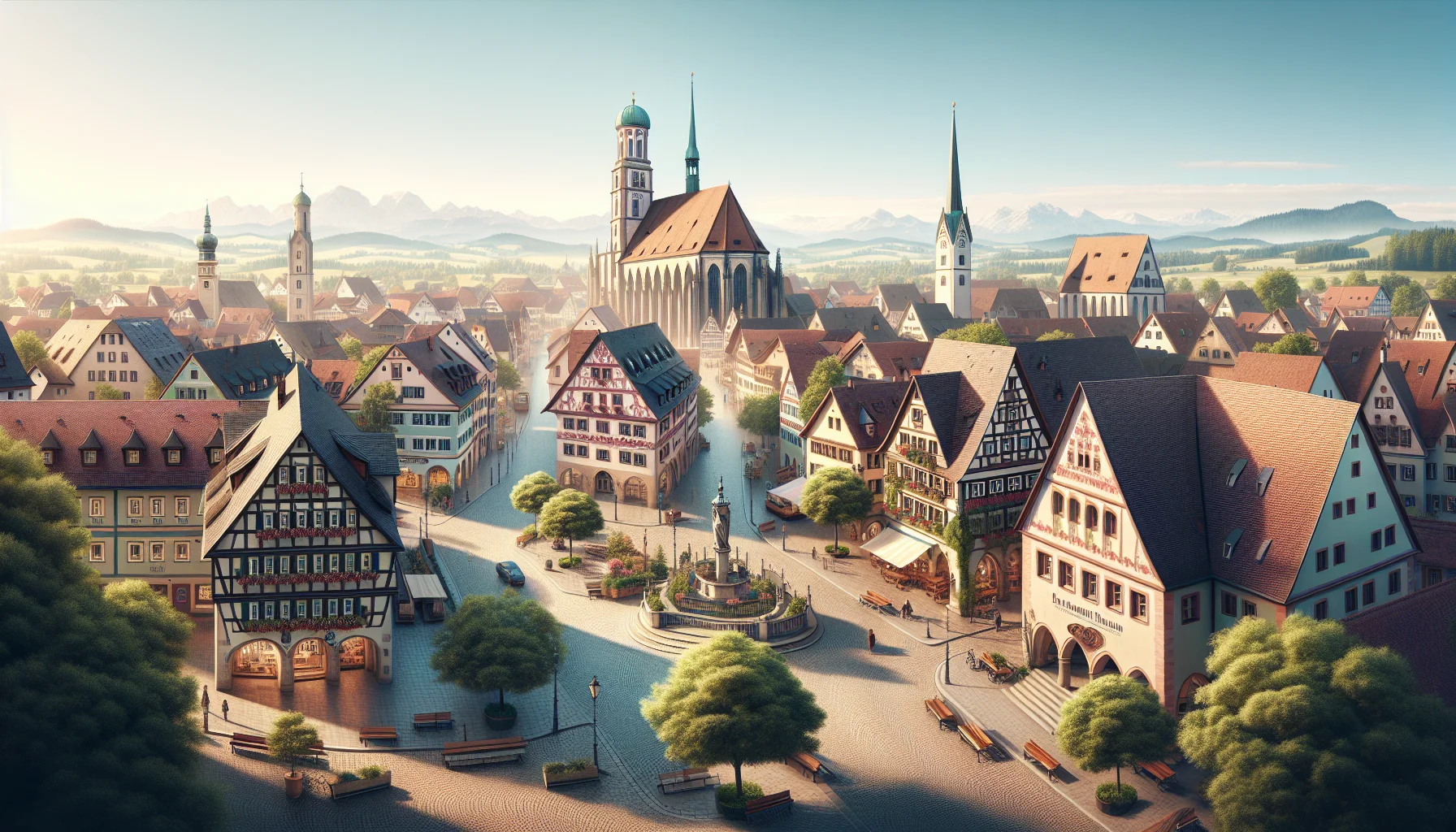 Stadtbild von Großostheim