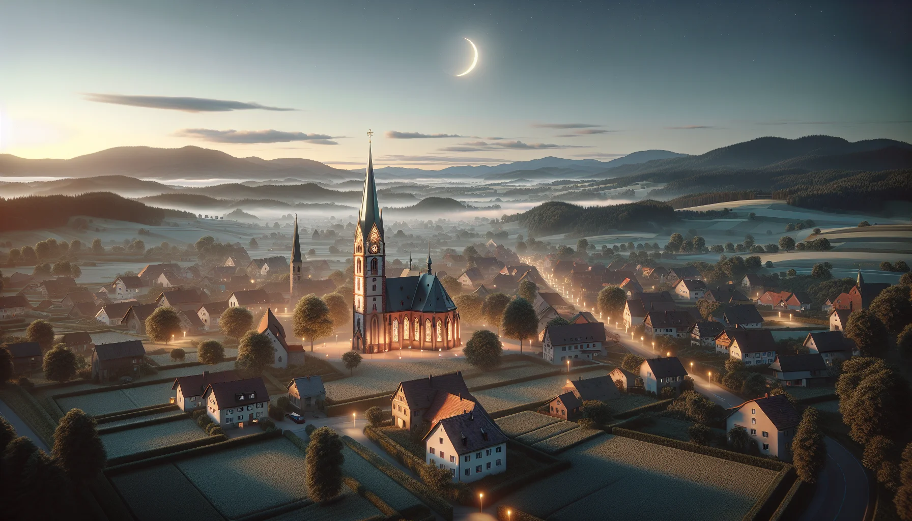 Stadtbild von Großrinderfeld