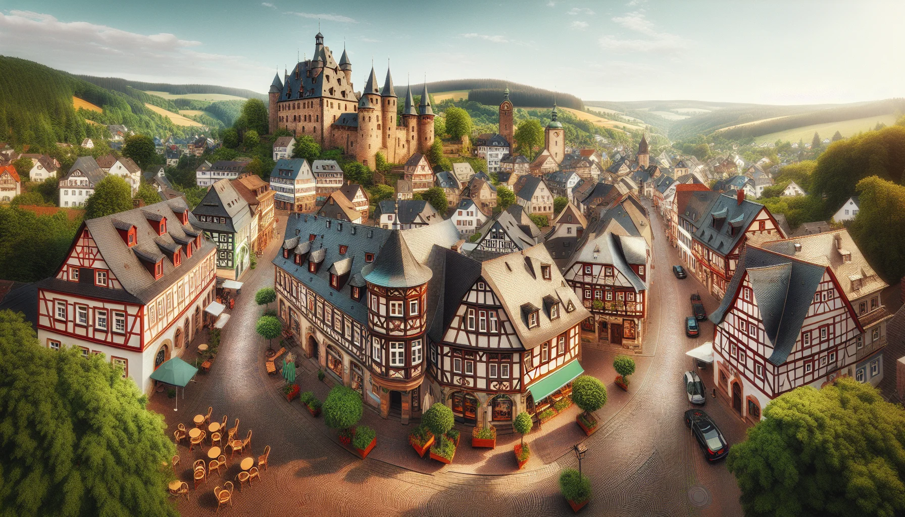 Stadtbild von Hachenburg