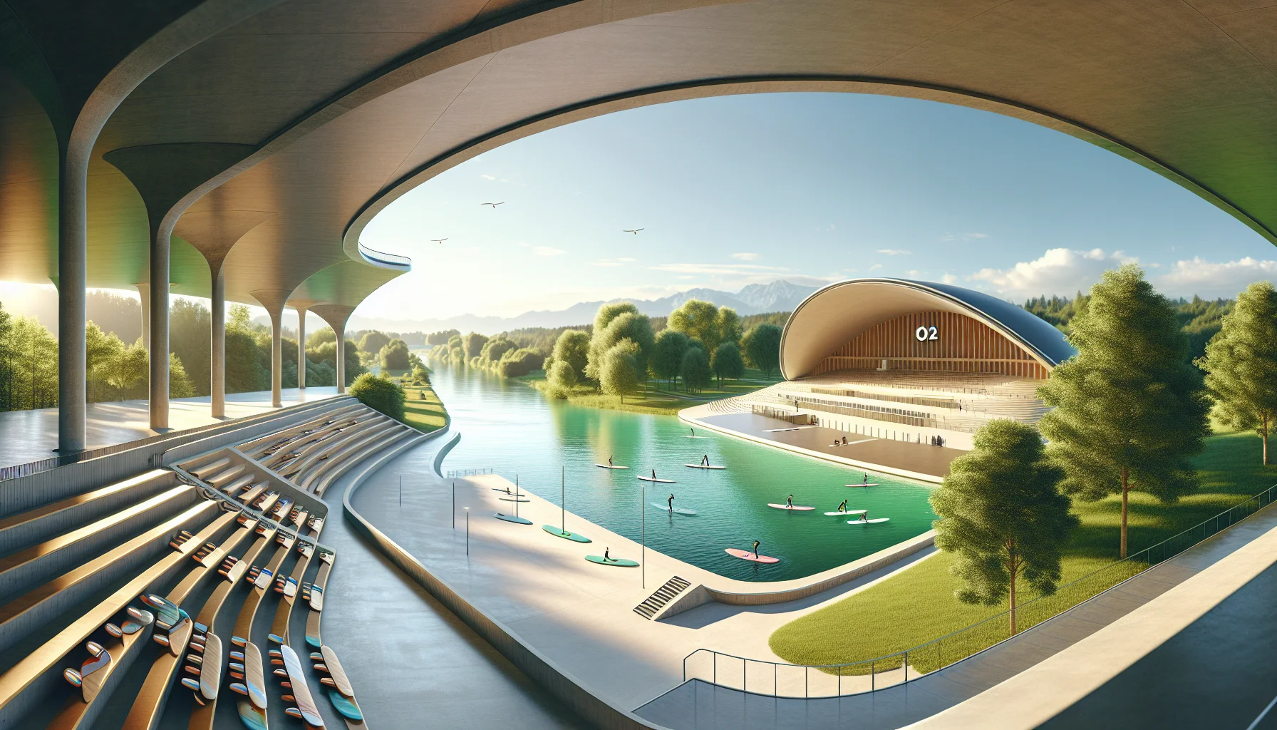 Stadtbild von Hallbergmoos