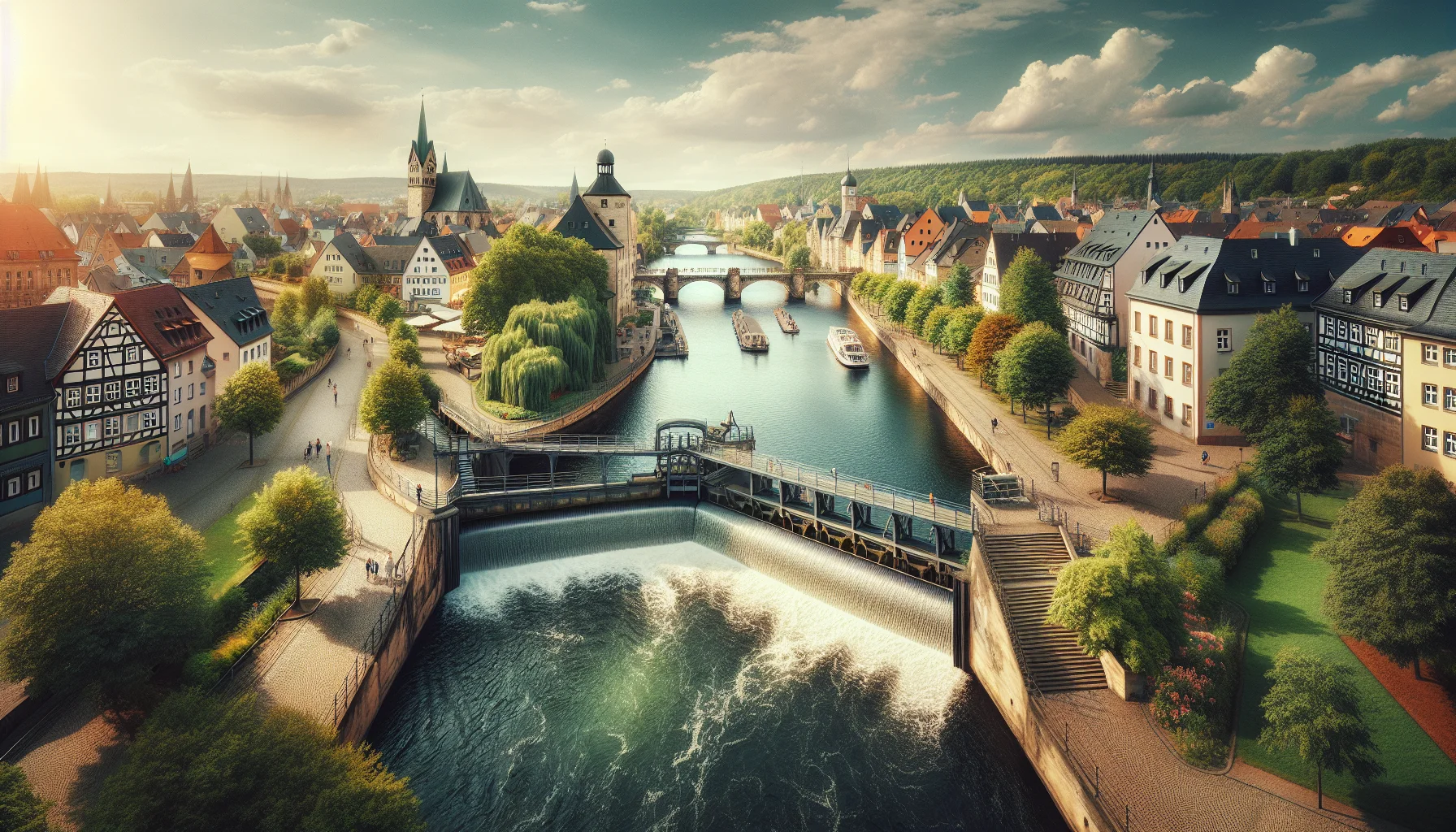 Stadtbild von Hattersheim am Main