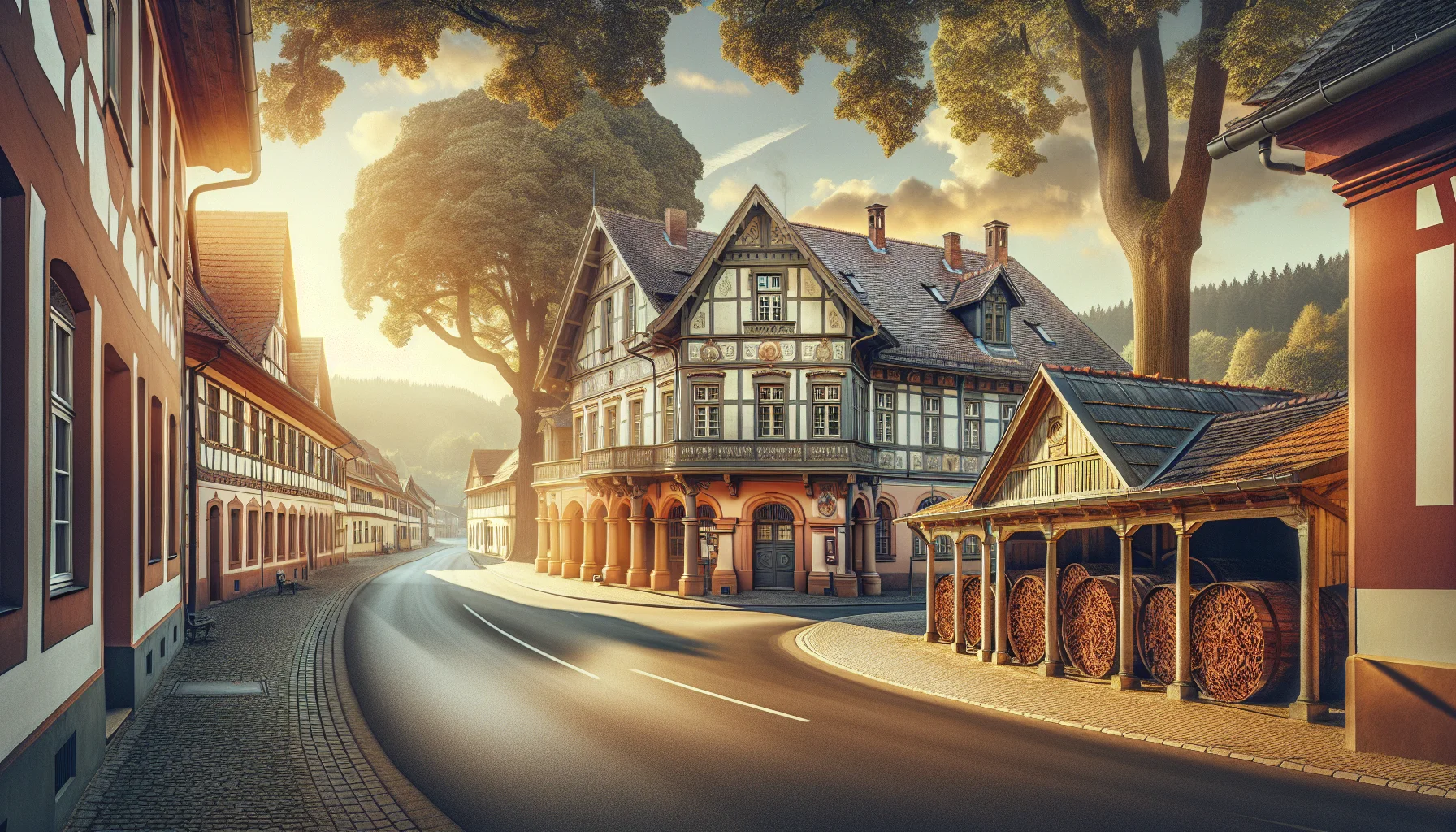 Stadtbild von Herxheim bei Landau/Pfalz