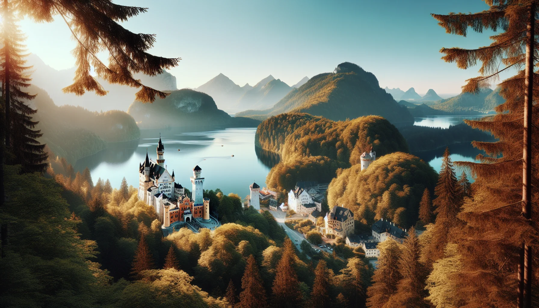 Stadtbild von Hohenschwangau