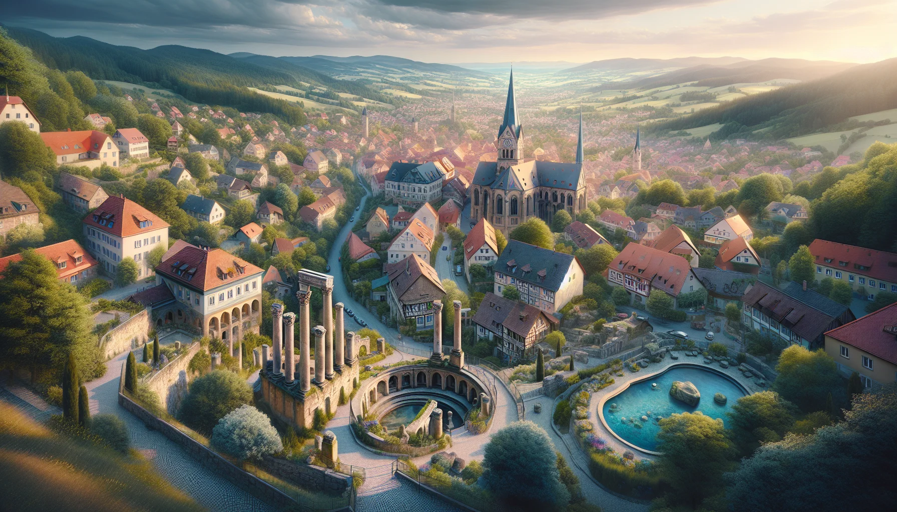 Stadtbild von Hüfingen