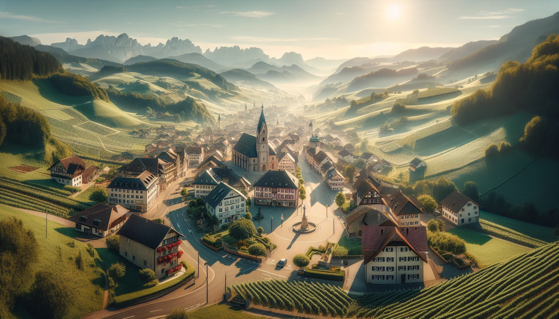 Stadtbild von Illingen