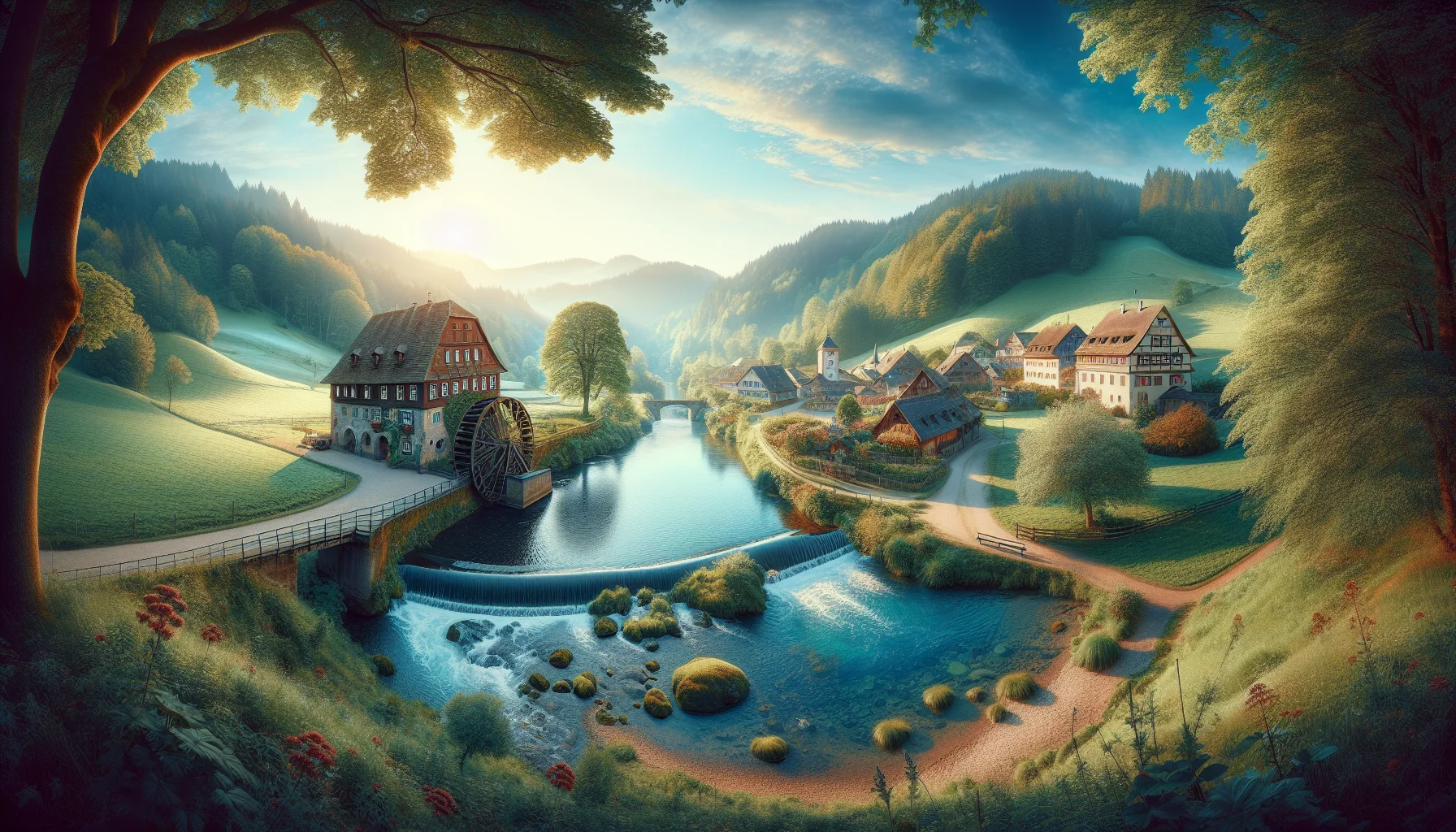 Stadtbild von Ispringen