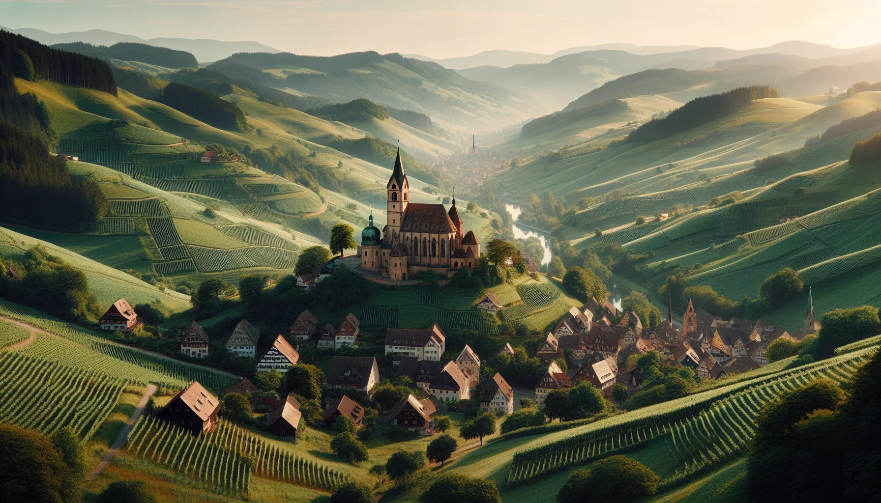 Stadtbild von Kämpfelbach